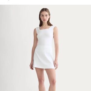 Everlane Mini Skirt in Stretch Linen